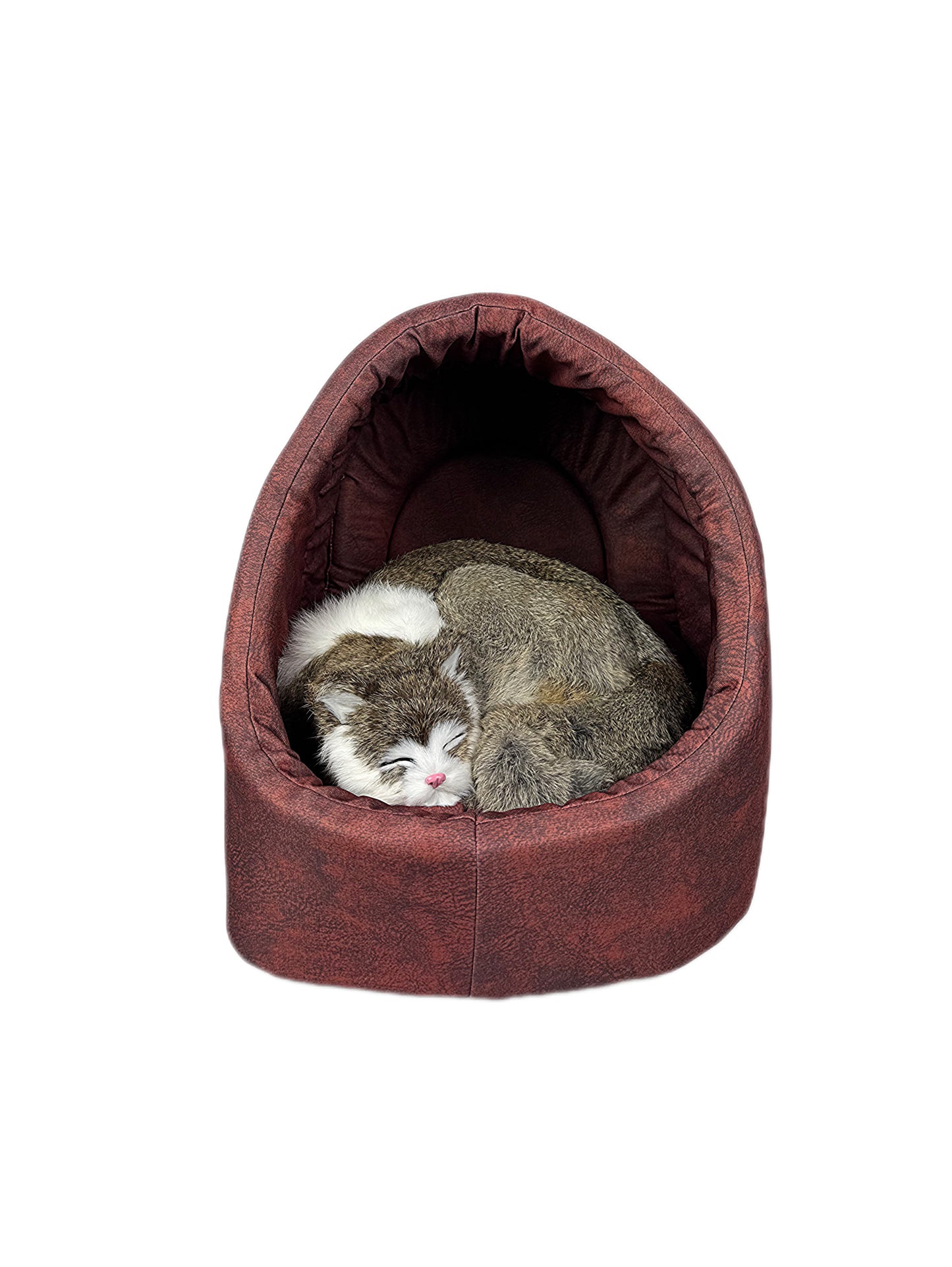 Kuschelhöhle für Katzen in Rot