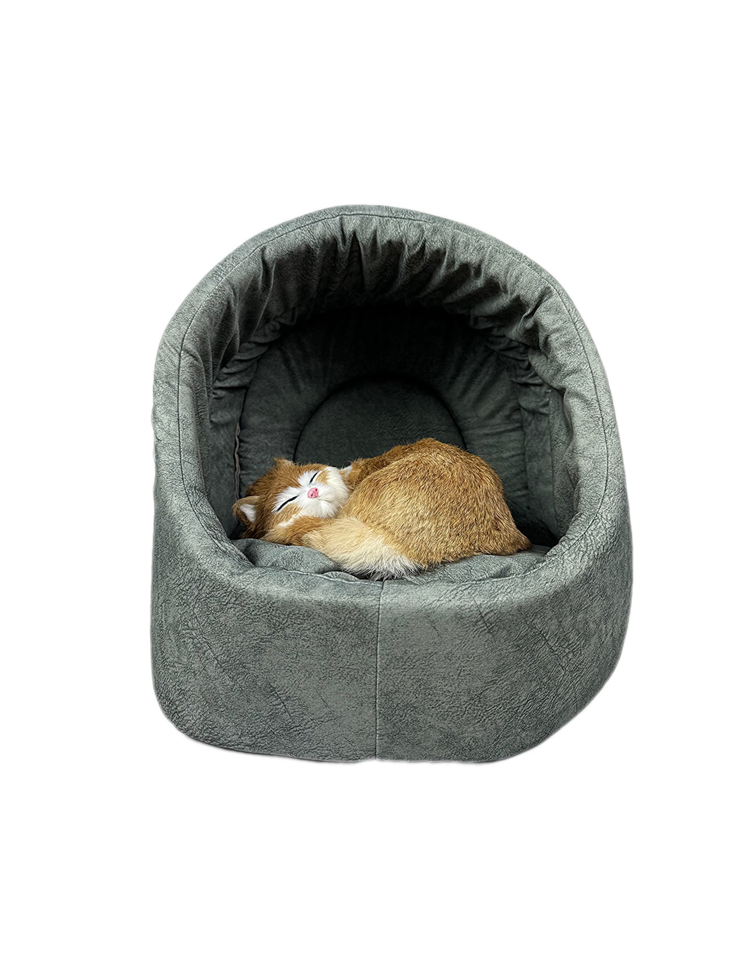Kuschelhöhle für Katzen in Grau