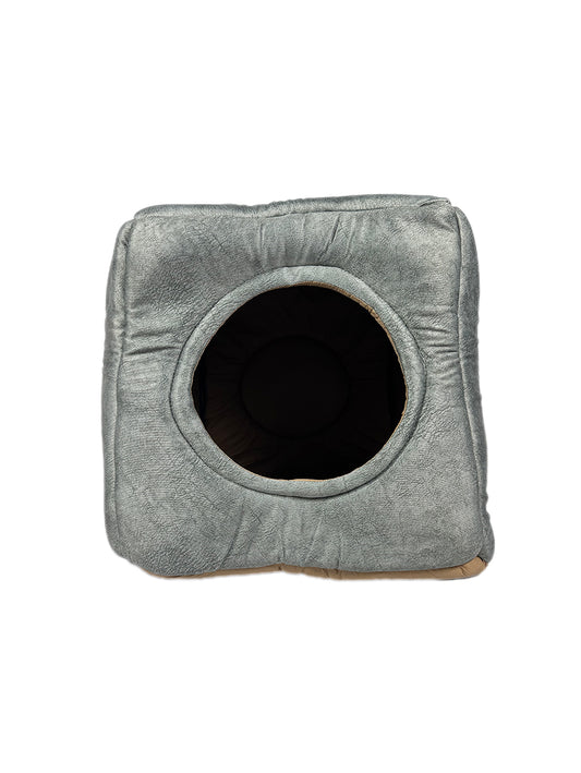 Hundehöhle als Bett & Sessel in Grau