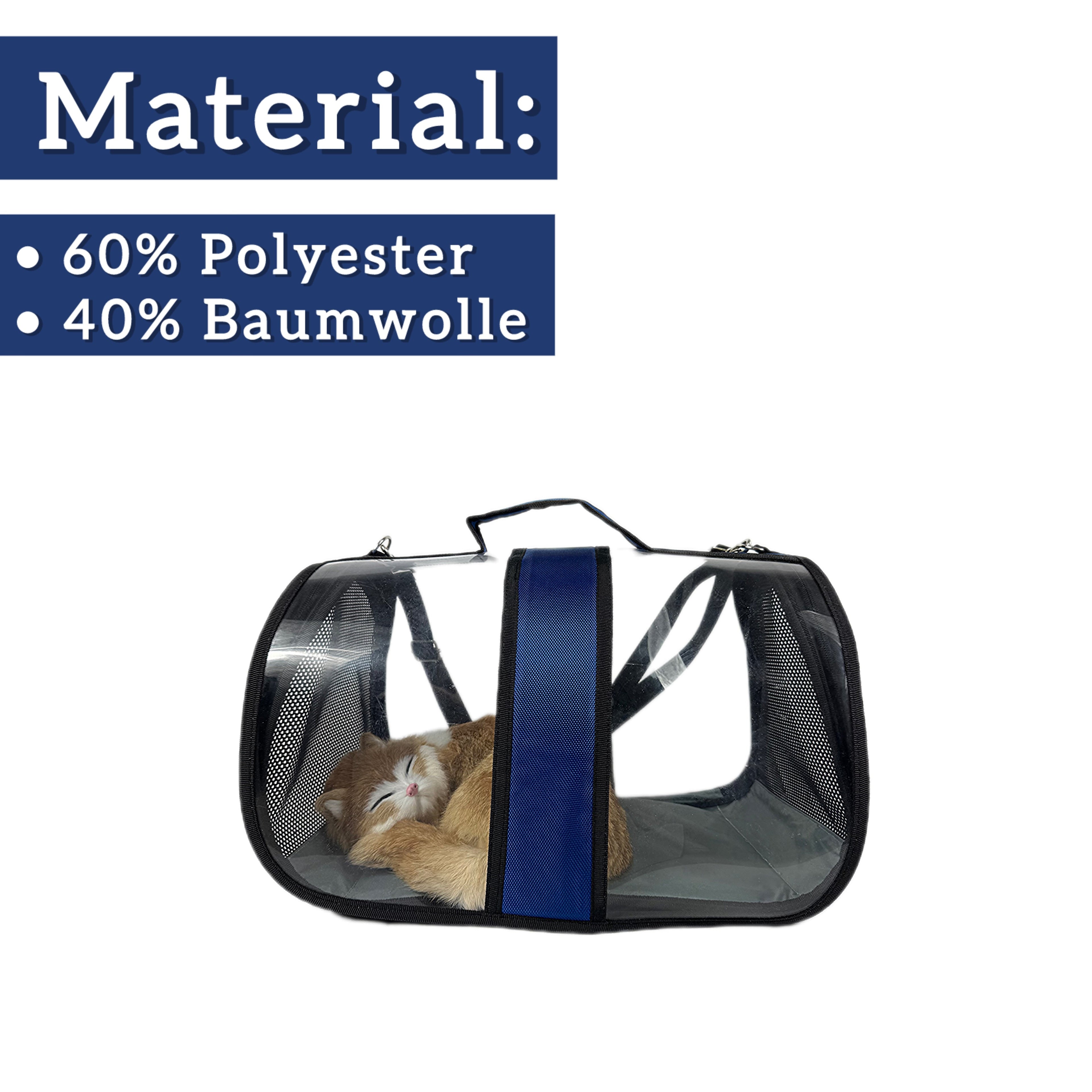 Transporttasche für Katzen (Blau)