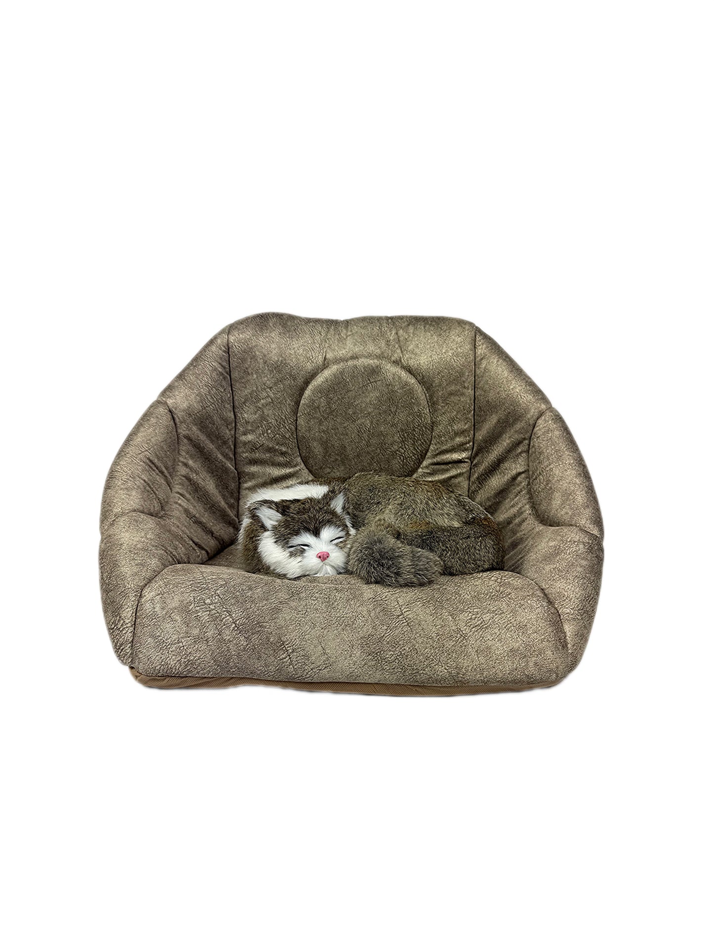 Katzenhöhle als Bett & Sessel in Beige