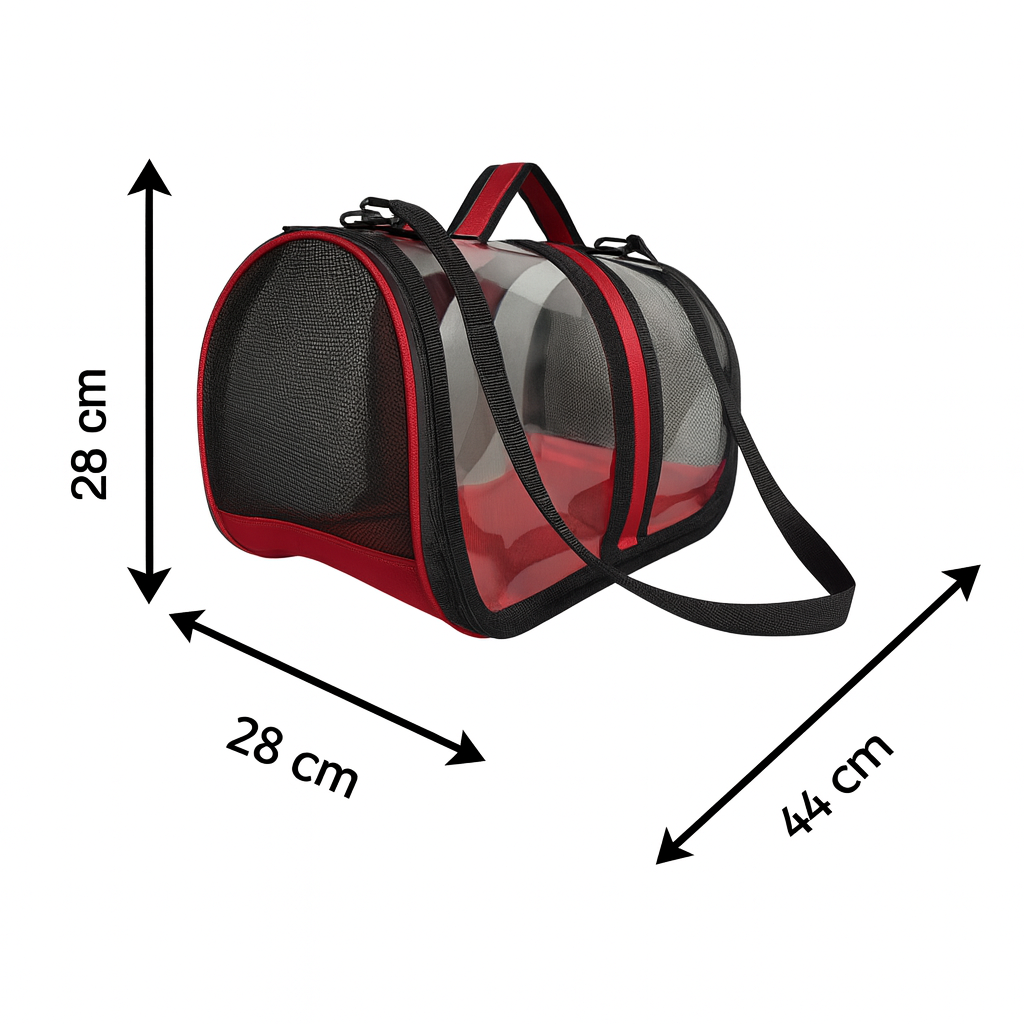 Transporttasche für Katzen (Rot)