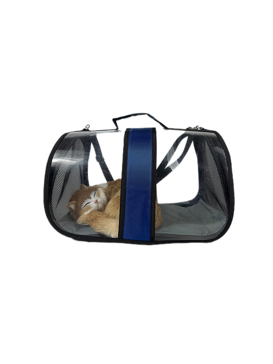 Transporttasche für Katzen in Blau