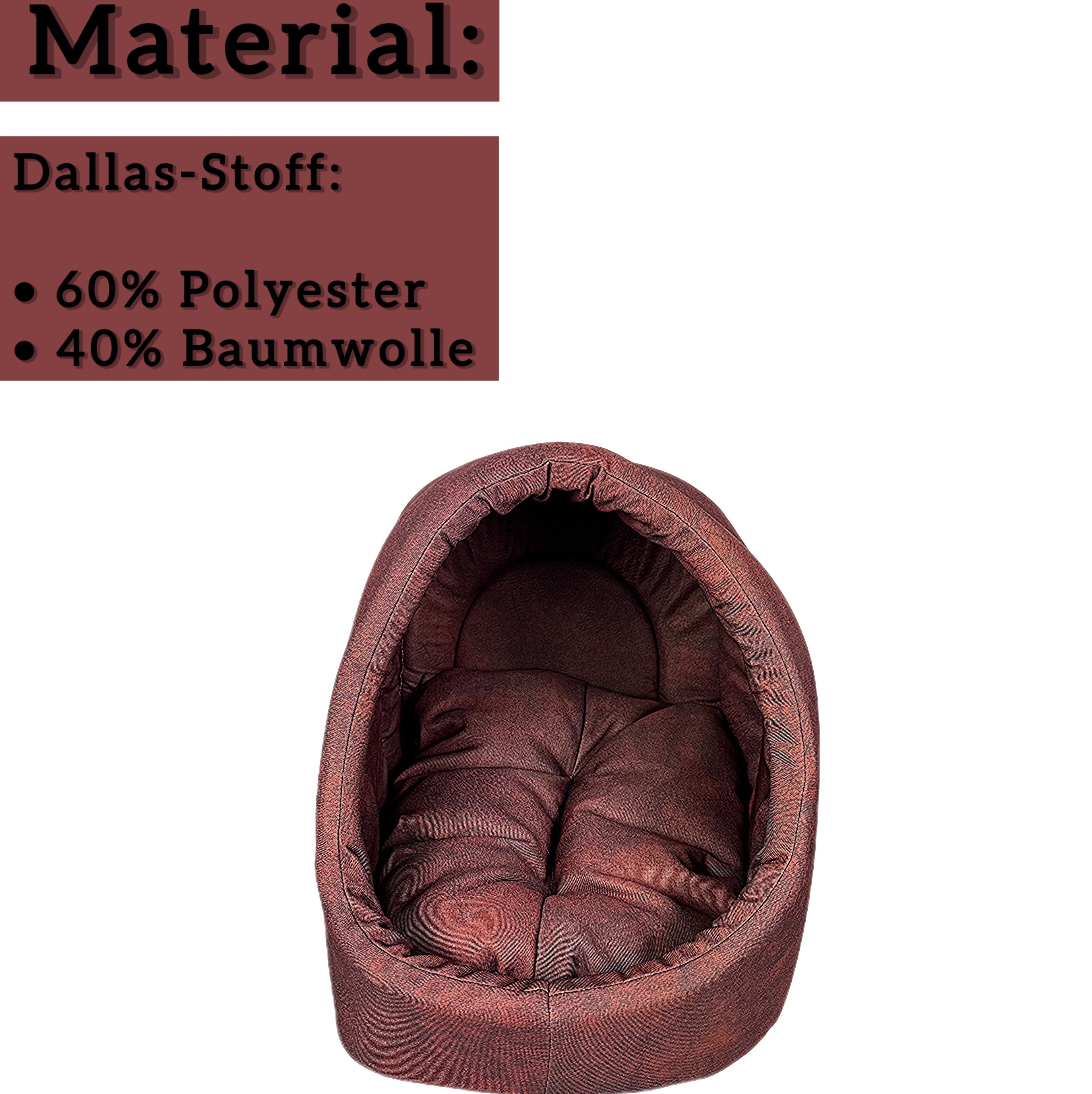 Kuschelhöhle für Katzen (Rot)