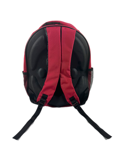 Astronauten-Rucksack für Hunde in Rot
