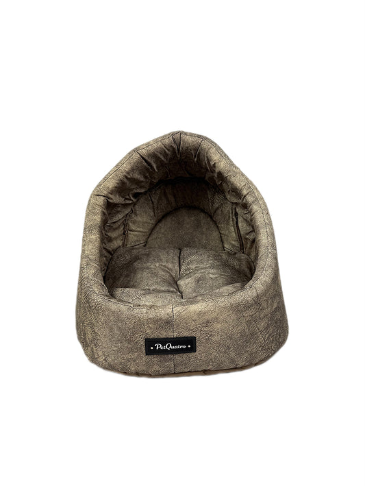 Kuschelhöhle für Hunde in Beige