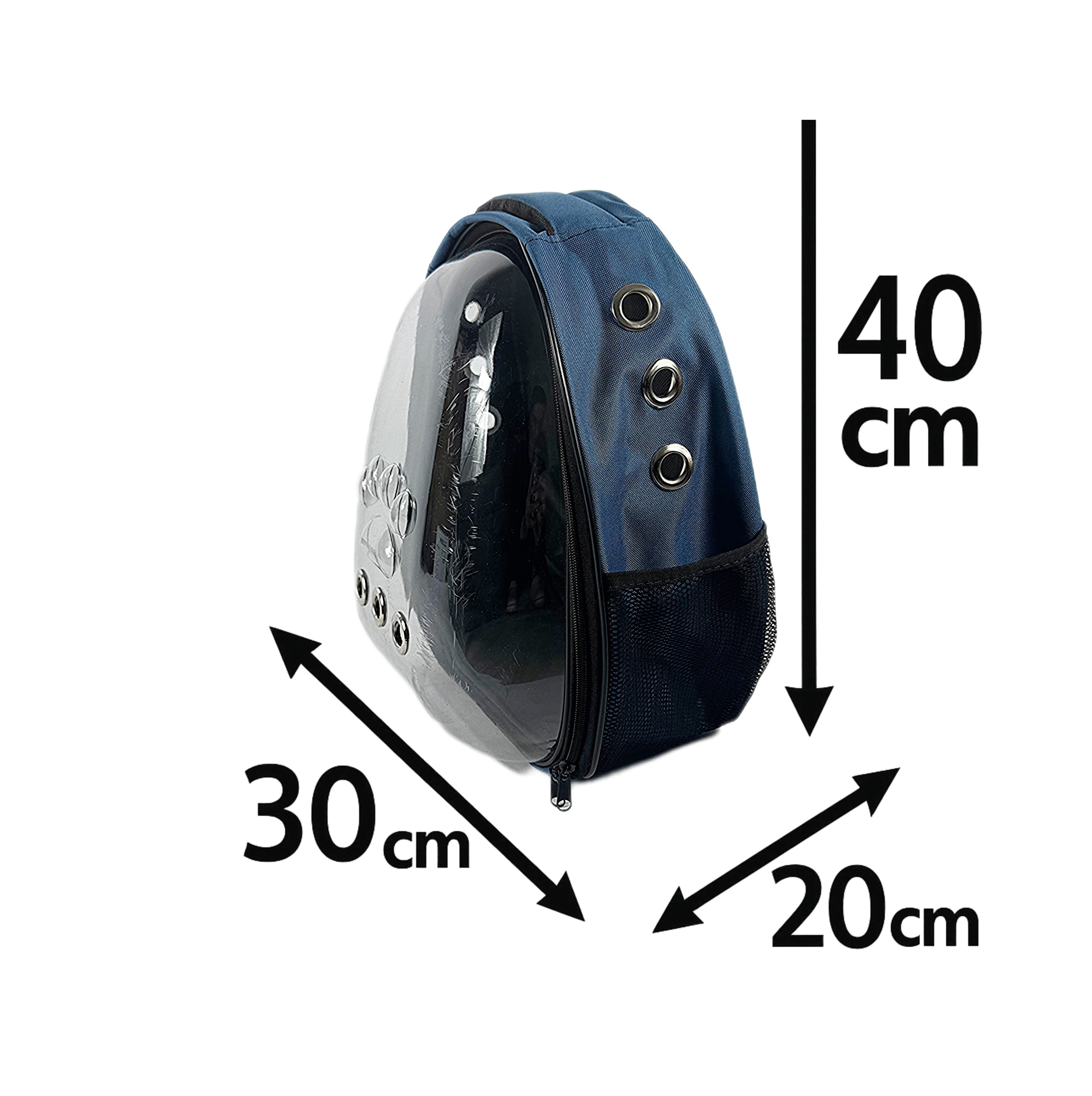 Astronauten-Rucksack für Katzen (Blau)