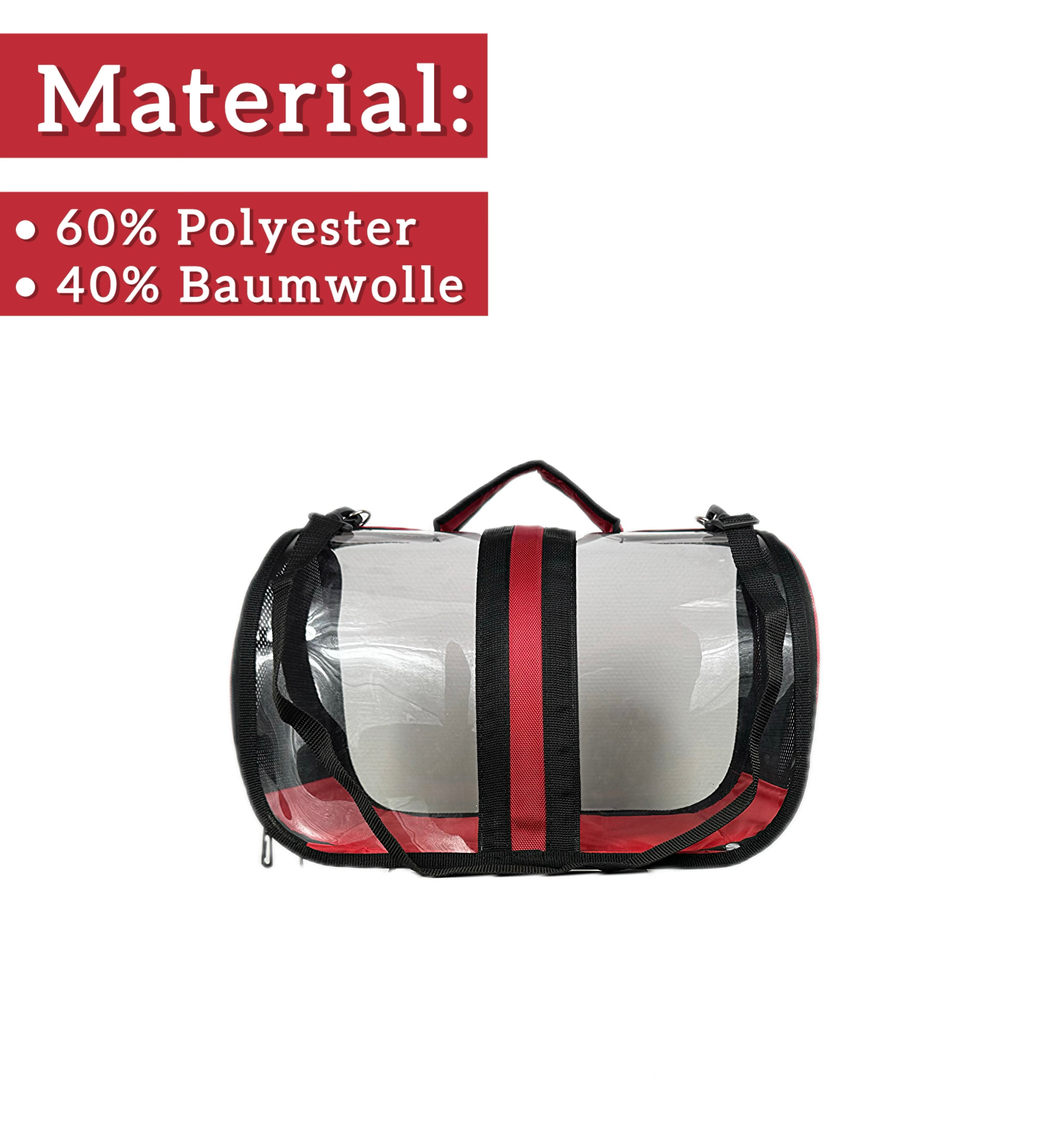 Transporttasche für Katzen (Rot)