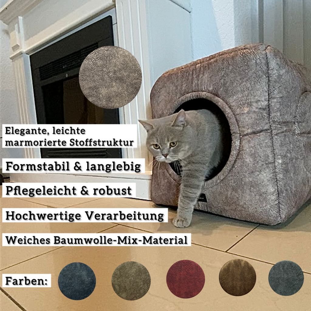 3-in-1 Katzenhöhle als Bett & Sessel 😺