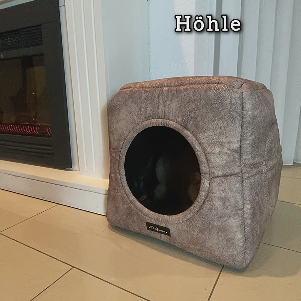 3-in-1 Katzenhöhle als Bett & Sessel 😺