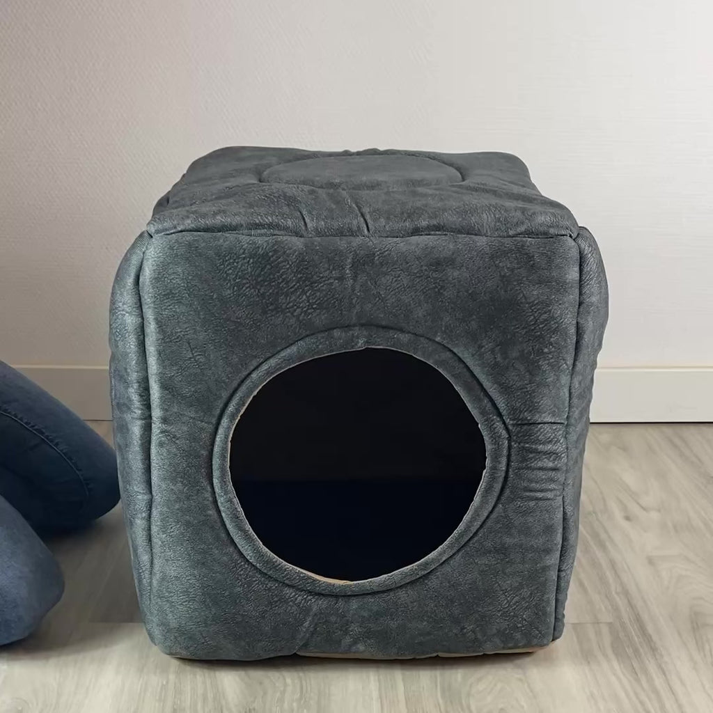 3-in-1 Hundehöhle als Bett & Sessel 🐶