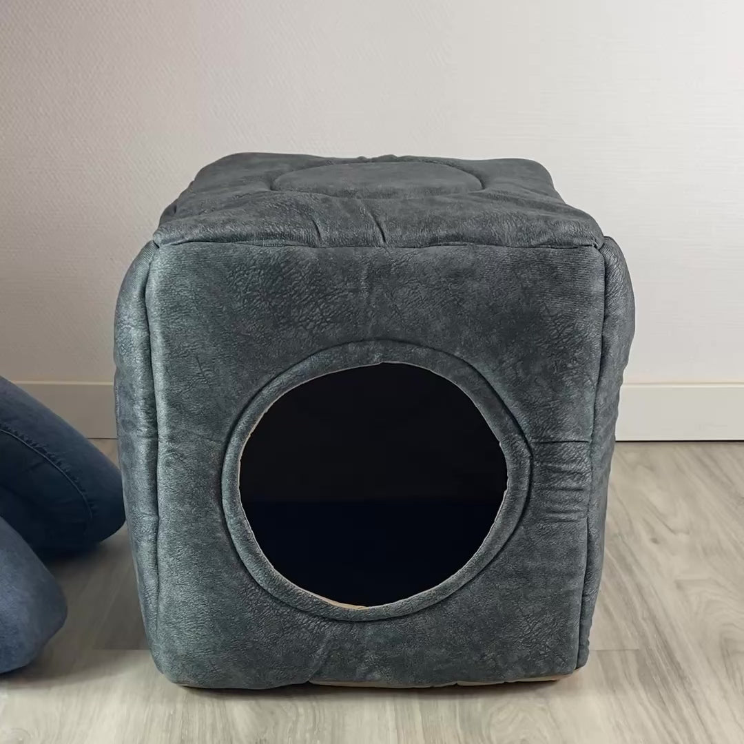 3-in-1 Hundehöhle als Bett & Sessel 🐶